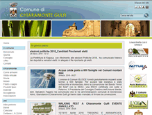 Tablet Screenshot of comune.chiaramonte-gulfi.gov.it